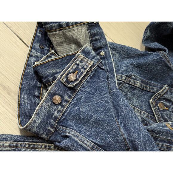 VTG Levi's 1980s Type 3 lll Trucker Jacket Men's Size L Made In USA 57508 rare - Picture 12 of 16